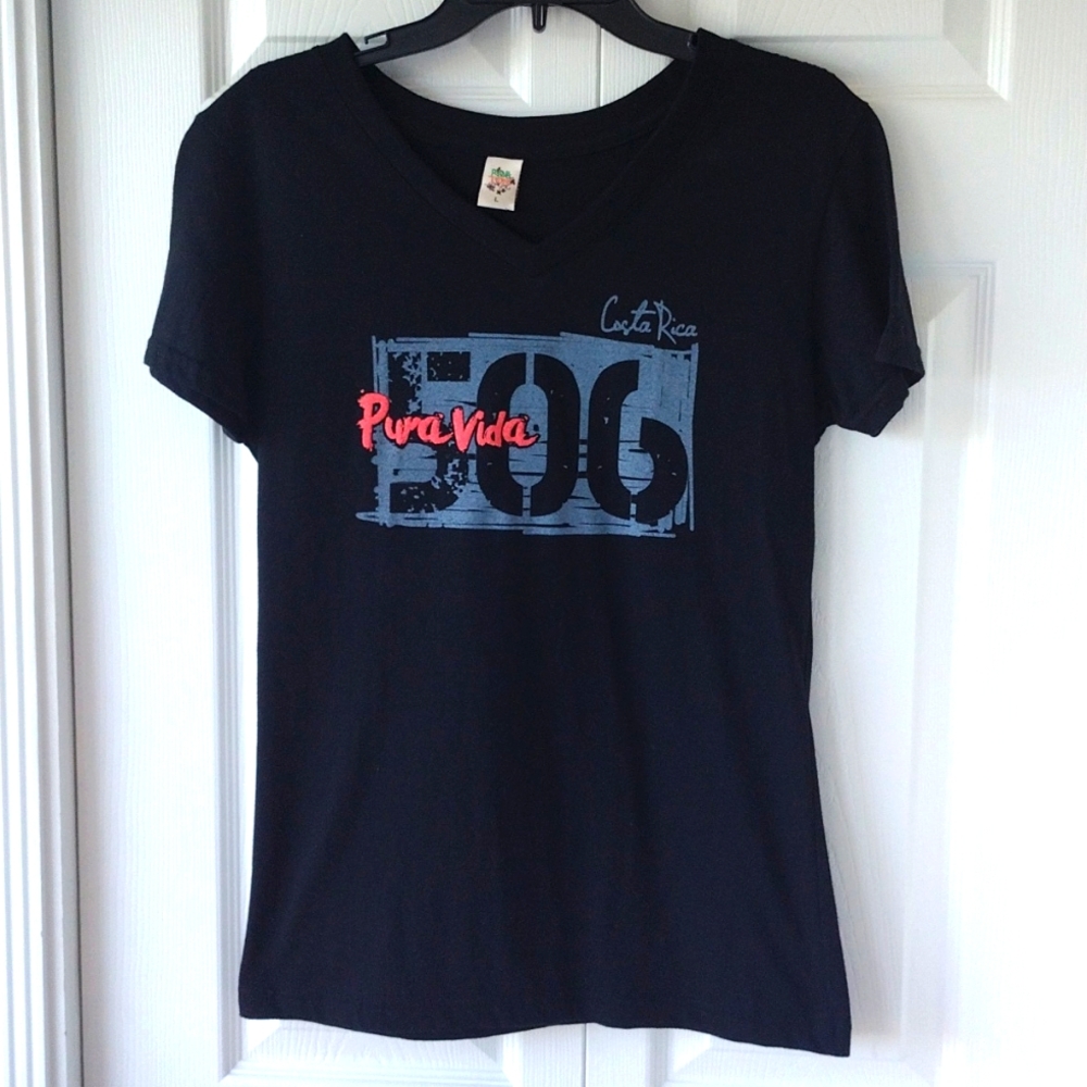Costa Rica Pura Vida Tshirt Size Large
